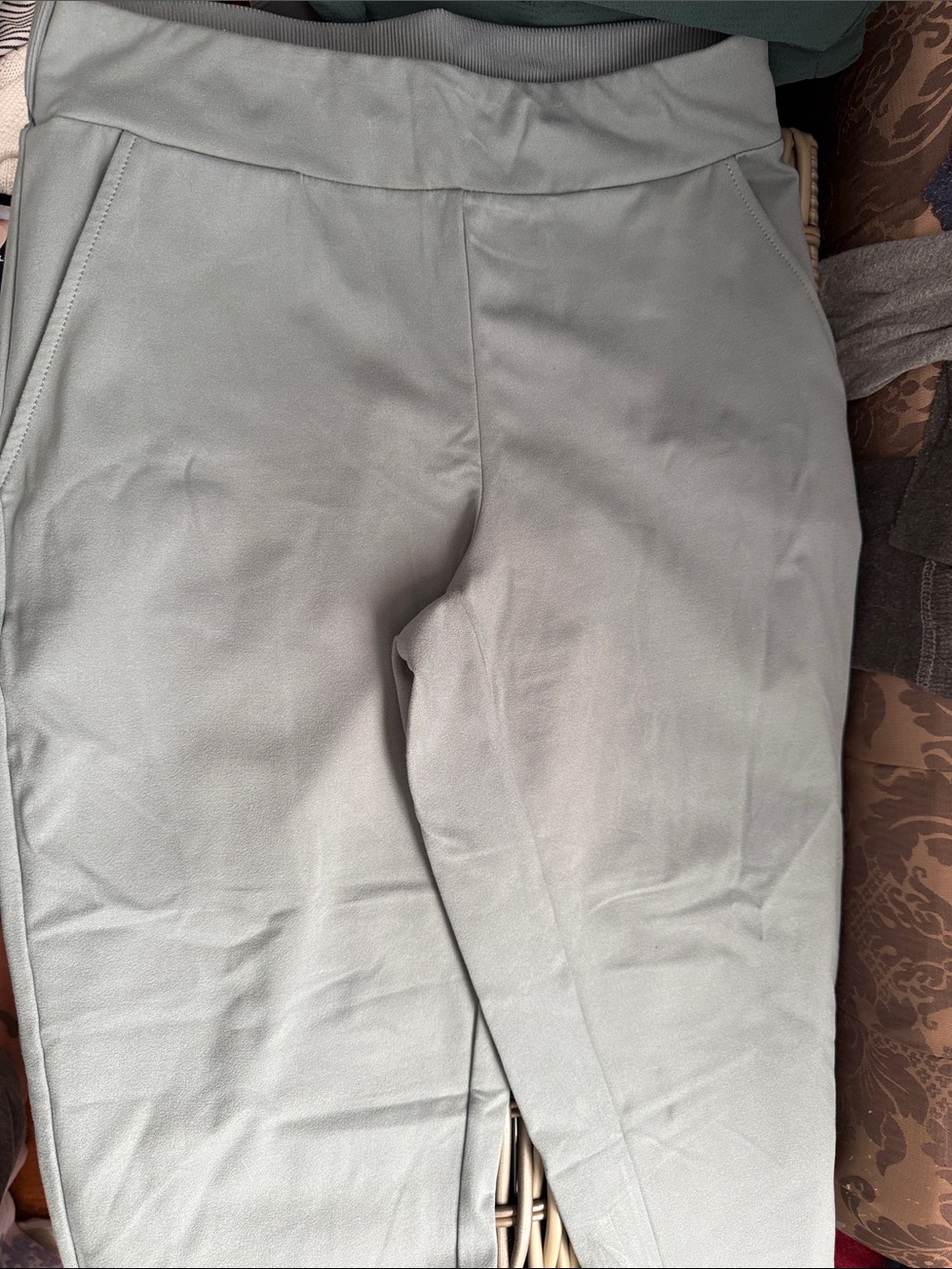 Rachel Zoe Sage Gray Pull-On Ponte Pants